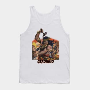 Geronimo native american war axe vintage design Tank Top